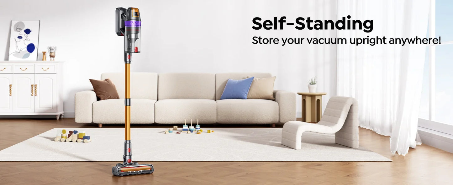 Aspiradora Inalámbrica BUTURE VC90 — 600W y 65KPA de Succión