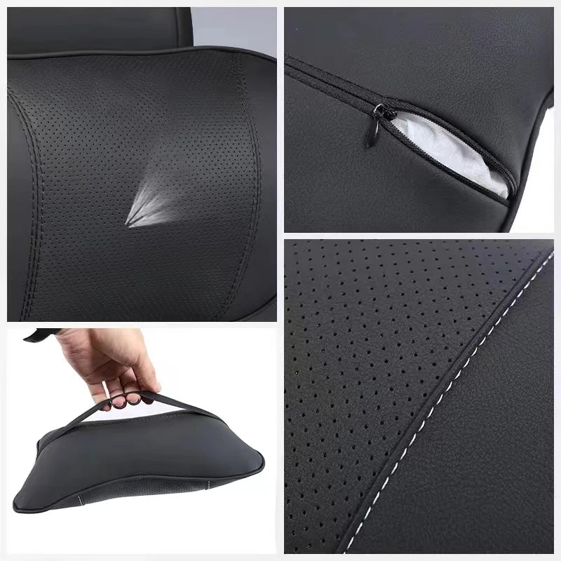Cojín de Cuello para Coche — Memory Foam Suave, Compatible con Honda Civic, CRV, HRV y Más