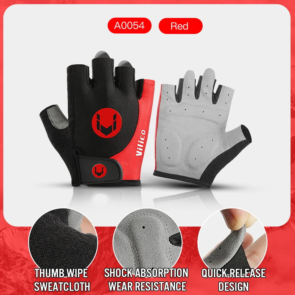 Guantes de Ciclismo Antideslizantes de Dedo Completo – MTB y Carretera