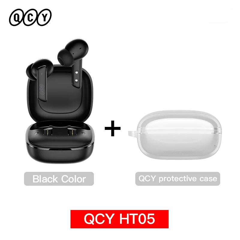 Auriculares Inalámbricos QCY HT05 ANC – Bluetooth 5.2, Cancelación de Ruido 40dB