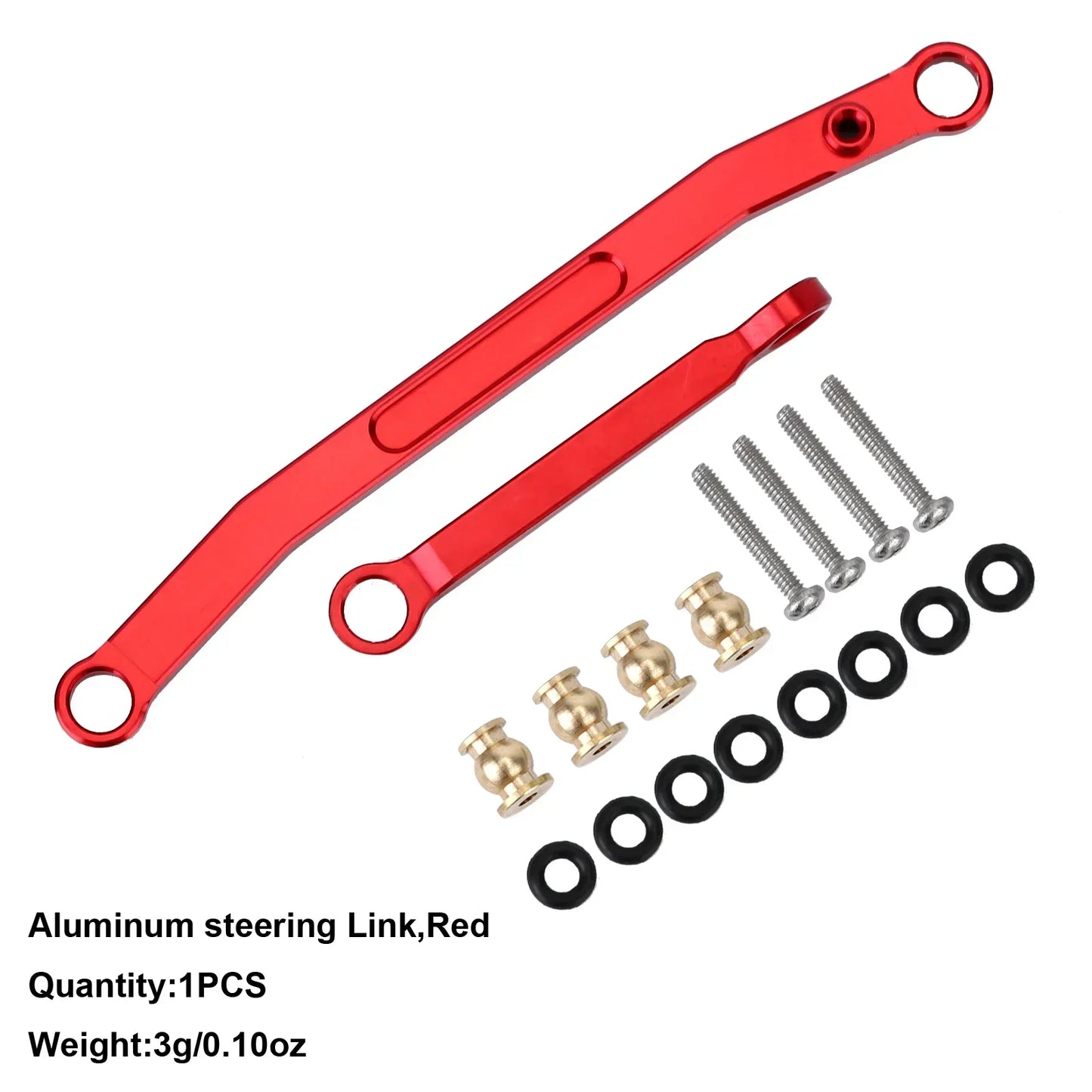INJORA Piezas de Actualización RC Crawler – Counterweight, Steering Knuckles y Shock Cover para Axial SCX24