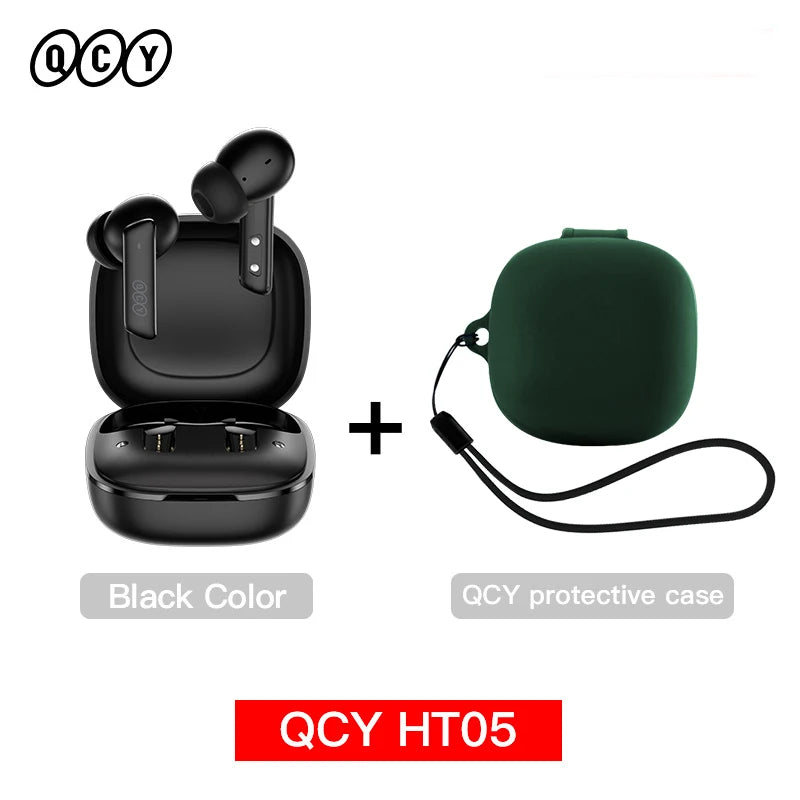 Auriculares Inalámbricos QCY HT05 ANC – Bluetooth 5.2, Cancelación de Ruido 40dB