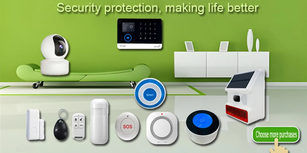 Sistema de Alarma Inteligente PGST 4G Tuya — Seguridad WiFi 433MHz Inalámbrica para el Hogar