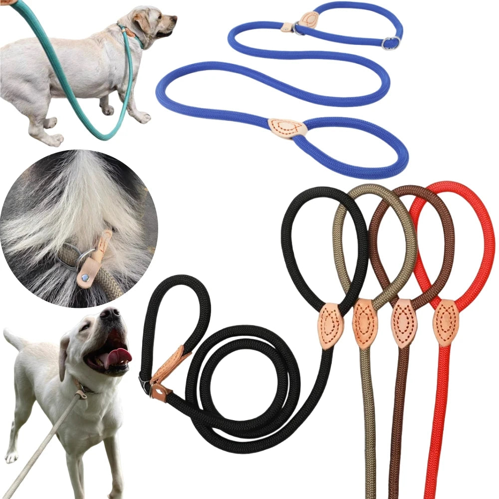 Correa para Perros 1.5M/1.8M – Cuerda Trenzada Ajustable para Entrenamiento
