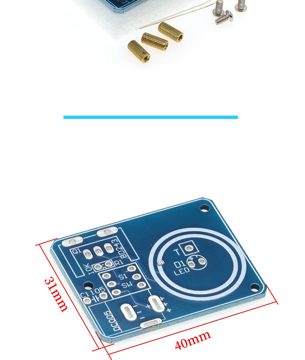 Mini Bobina de Tesla BD243 DIY — Kit Electrónico Educativo y Decorativo