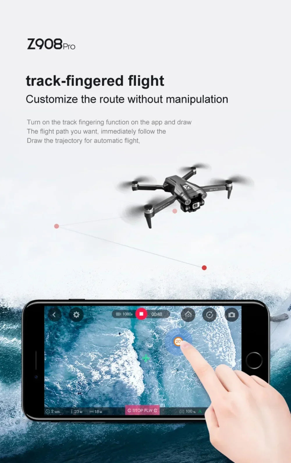 Drone Xiaomi Mijia Z908 Pro/MAX 8K — Quadcopter Profesional con Cámaras 4K/8K y Detección de Obstáculos