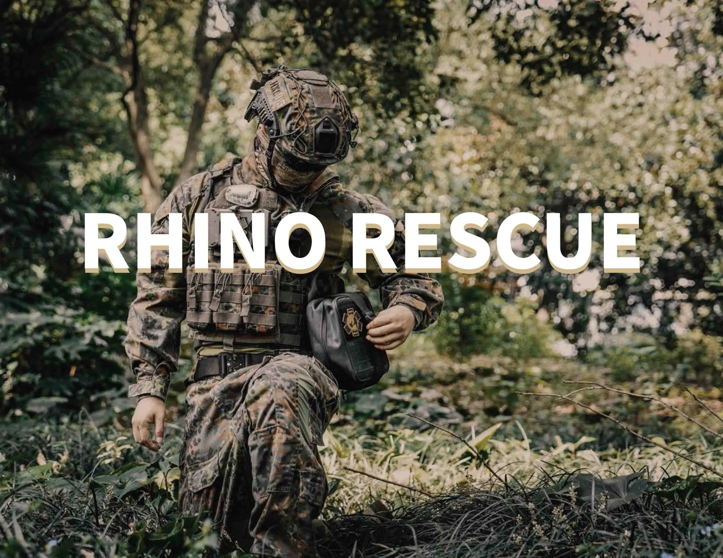 Torniquete Táctico Rhino Rescue CE Aprobado – Varilla Metálica para Primeros Auxilios y Emergencias