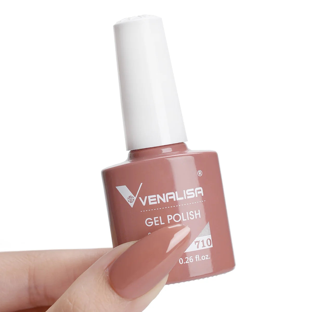 Esmalte de Gel Venalisa Milky White — Cobertura Completa UV/LED