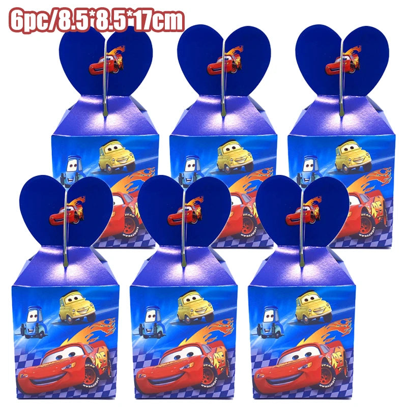 Decoración de Cumpleaños Disney Cars – Rayo McQueen | Platos, Vasos, Servilletas y Globos para Fiesta Infantil