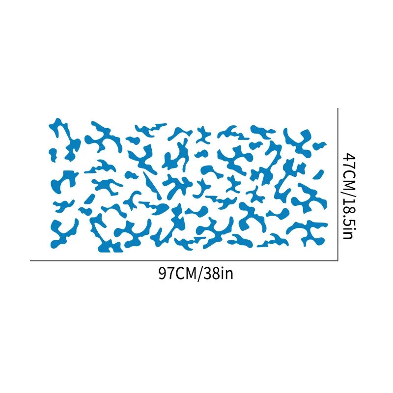 Pegatinas de Camuflaje para Coche — Vinilo Racing Decorativo para Puertas y Carrocería
