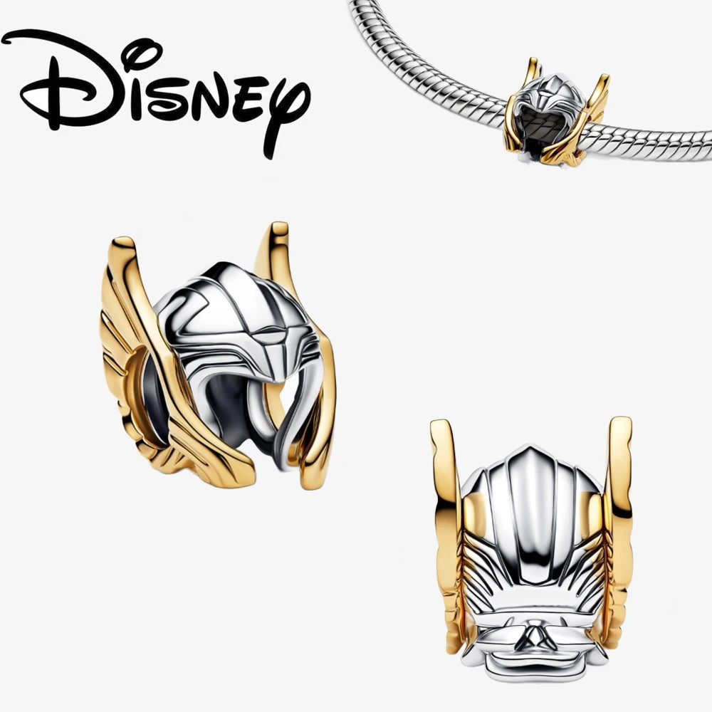Charm Colgante Disney 925 Plata Esterlina – Dumbo, Pascal, Gato de Cheshire y Alien | Compatible con Pulseras Originales