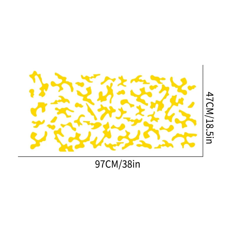Pegatinas de Camuflaje para Coche — Vinilo Racing Decorativo para Puertas y Carrocería