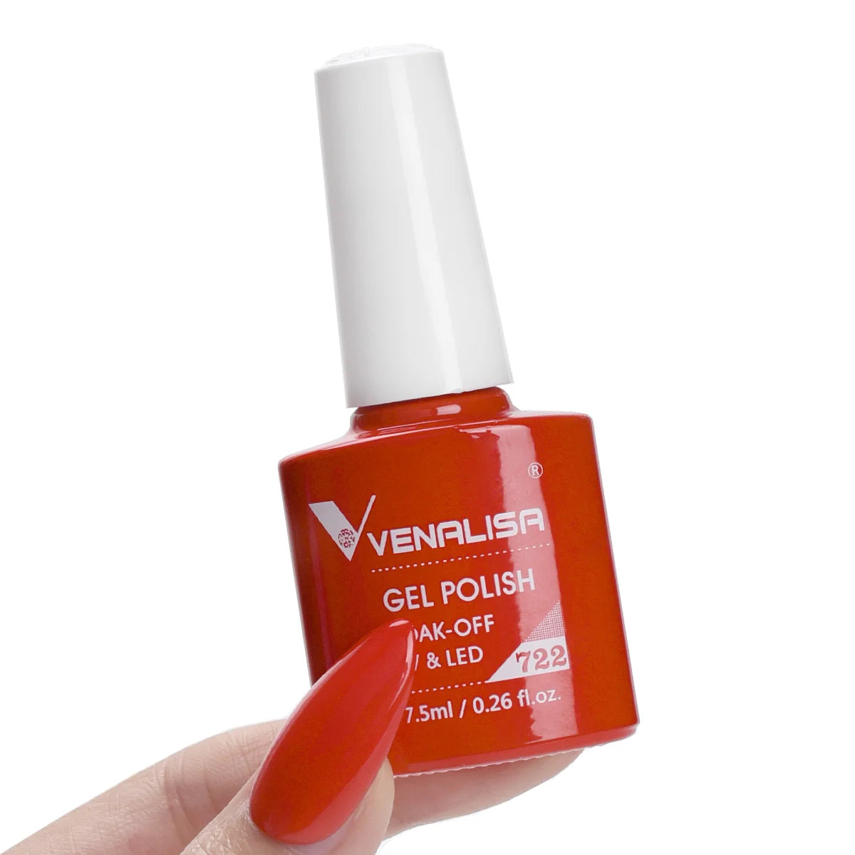 Esmalte de Gel Venalisa Milky White — Cobertura Completa UV/LED
