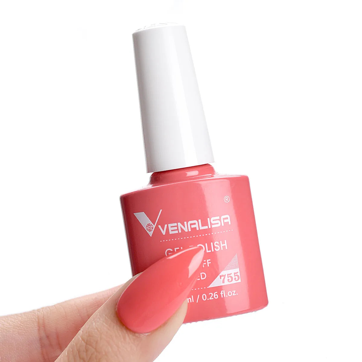 Esmalte de Gel Venalisa Milky White — Cobertura Completa UV/LED