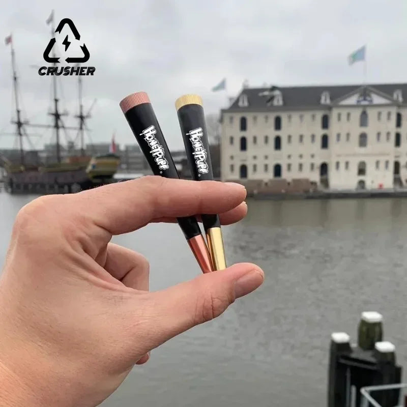 Pipa de Hierbas Metal Cono — 5 Filtros de Carbón Activado Removibles