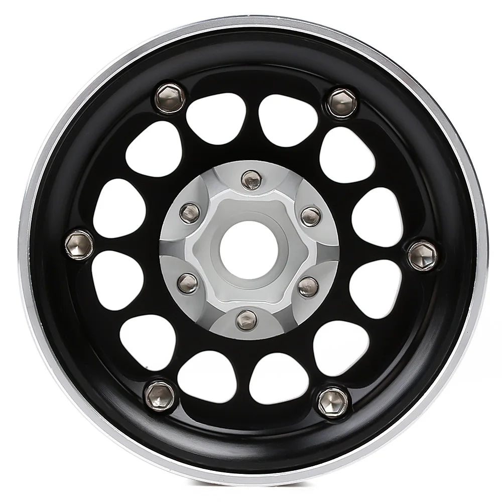 INJORA 1.9" Llantas Beadlock CNC Aluminio para RC Crawler 1/10 SCX10 TRX4 Gen8 (4 Piezas)