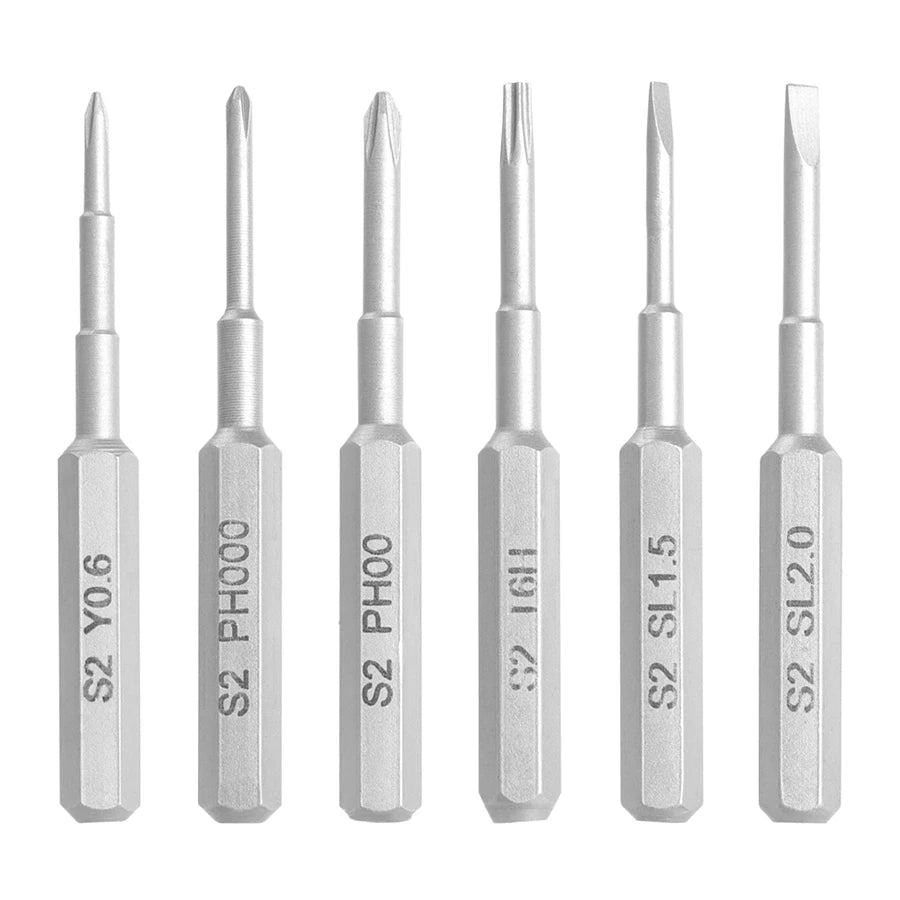 Kit de Destornilladores de Precisión 128 en 1 con Eje Magnético Flexible – Herramientas Profesionales para Reparación de PC, iPhone, Reloj y Cámara