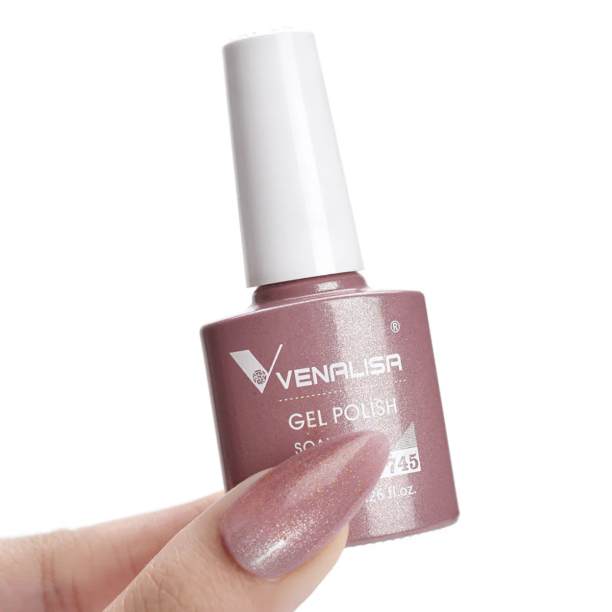 Esmalte de Gel Venalisa Milky White — Cobertura Completa UV/LED