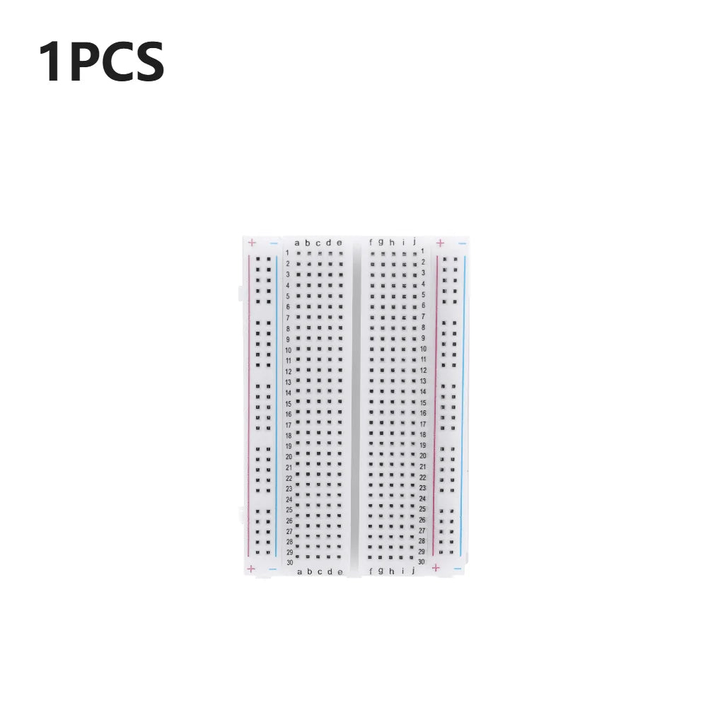 Protoboard Universal 400 Puntos Sin Soldadura – Mini Placa de Pruebas para Electrónica y Robots DIY