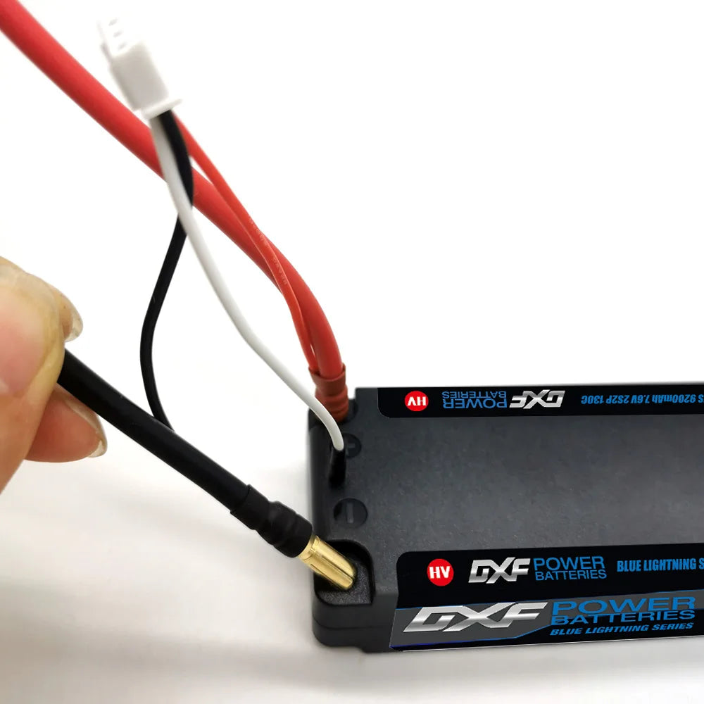 Batería DXF 2S LiPo 7.6V 130C 9200mAh T Plug Hardcase para Coche RC, Buggy, Truggy y Drone
