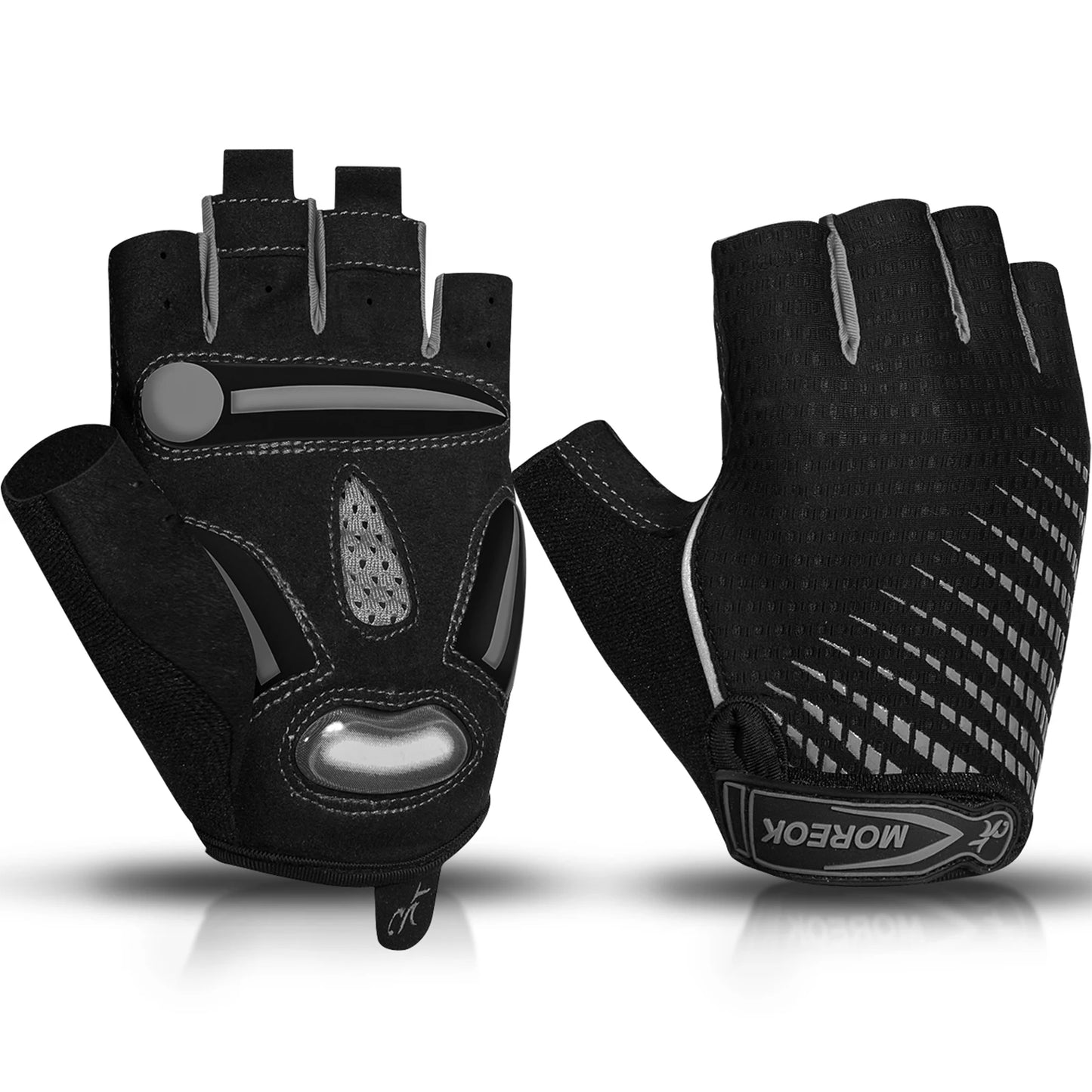 Guantes de Ciclismo MOREOK – Gel 5mm, Transpirables y Antideslizantes