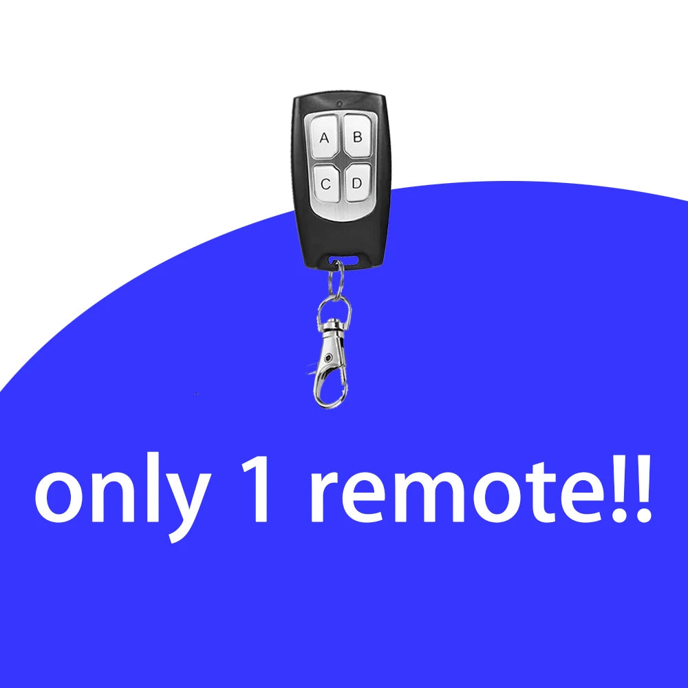 Control Remoto Inalámbrico Universal RF433MHz 12V – Módulo Receptor 4CH