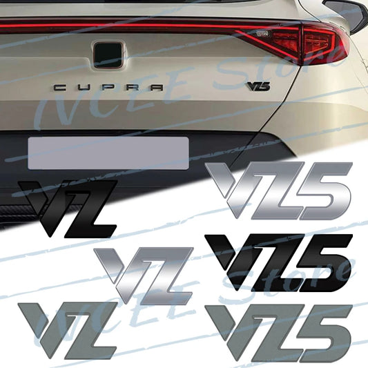 Emblema Metálico VZ/VZ5 para Maletero – Seat Arona, Altea, León, Ibiza, Ateca, Cupra y Alhambra