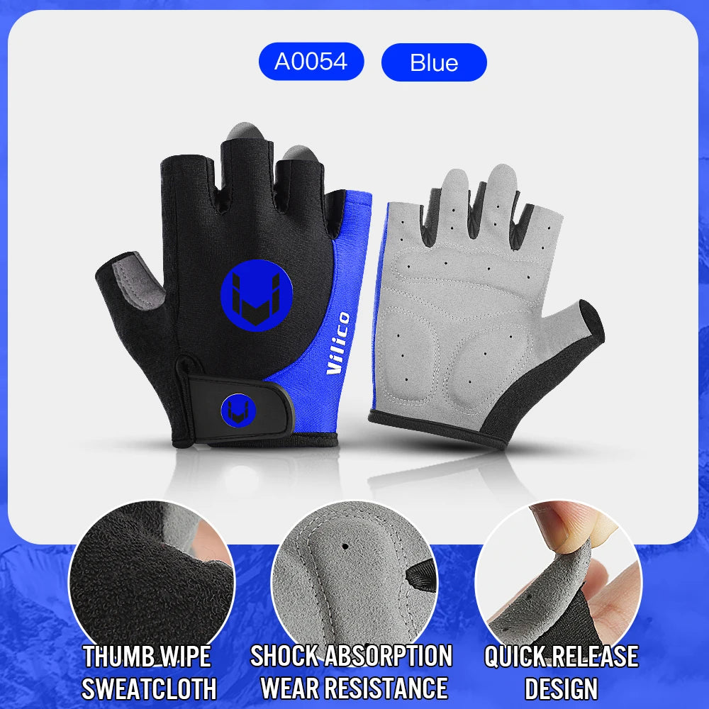 Guantes de Ciclismo Antideslizantes de Dedo Completo – MTB y Carretera