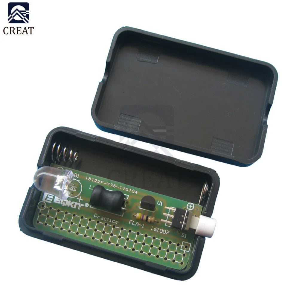 Kit DIY Linterna Simple FLA-1 1.5V – Práctica de Soldadura Electrónica