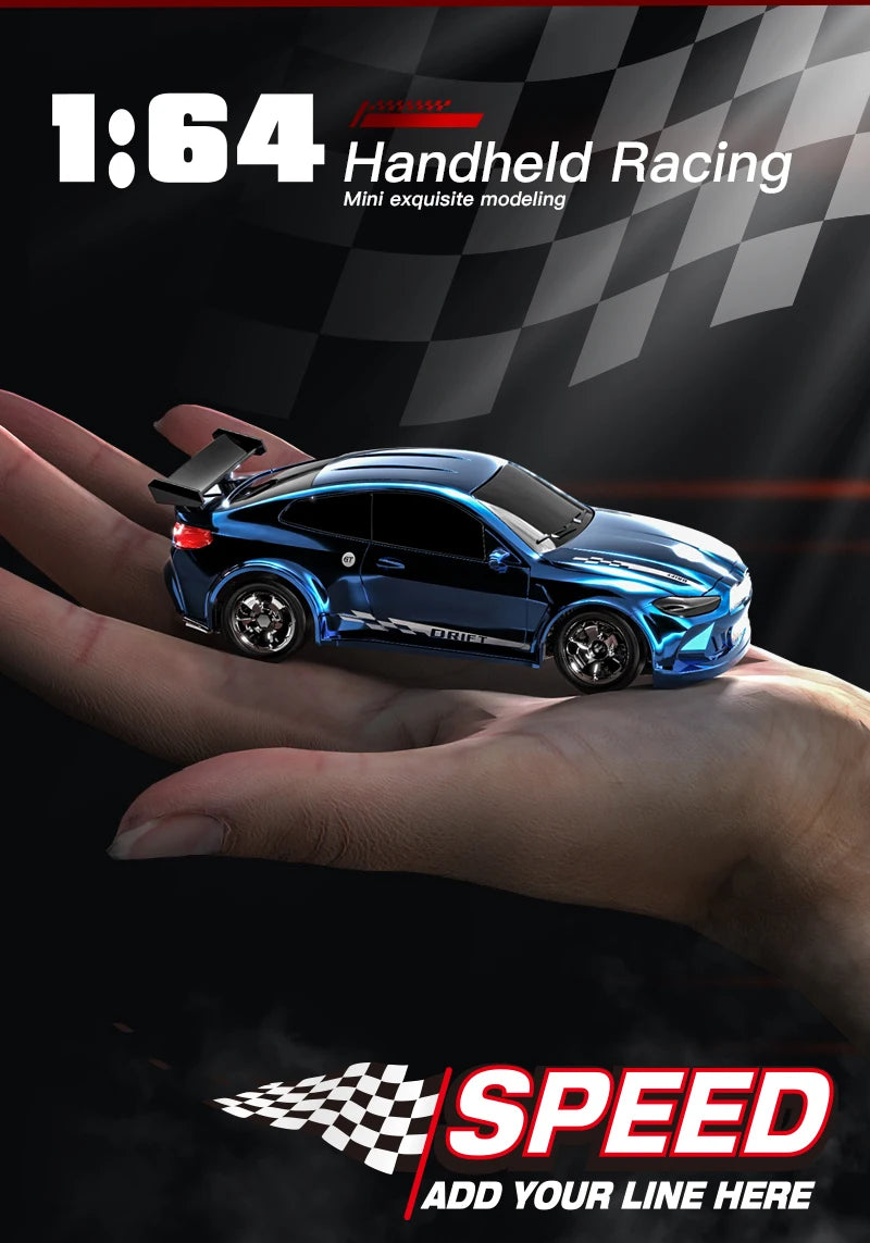 KF20 1:64 Drift RC Car 2025 – Coche RC 4WD de Mesa y Competición para Niños