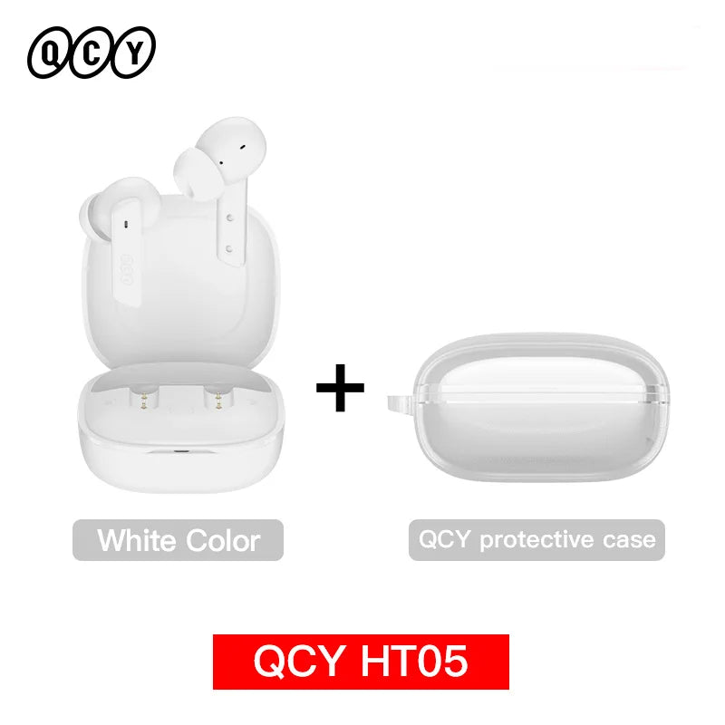 Auriculares Inalámbricos QCY HT05 ANC – Bluetooth 5.2, Cancelación de Ruido 40dB