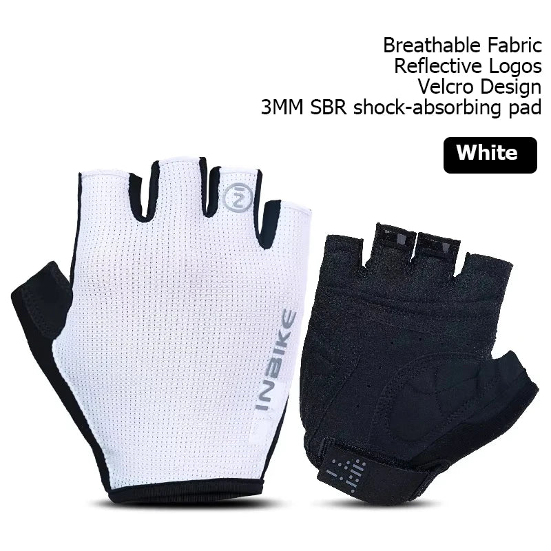 Guantes de Ciclismo INBIKE – Medio Dedo para Verano