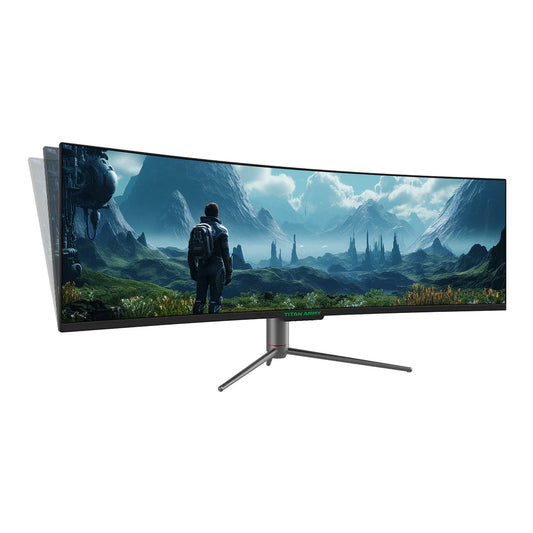 TITAN ARMY C49SHC 49" Gaming Monitor — Curvo 32:9, 144Hz, PIP/PBP