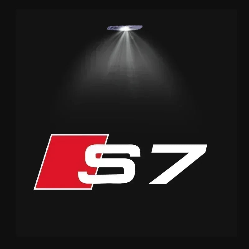 Luces LED Proyector para Puerta Audi — 2/4 Pcs, Logo HD para A3, A4, A5, A6, Q5 y Más