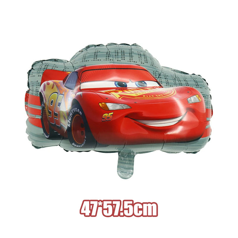 Decoración de Cumpleaños Disney Cars – Rayo McQueen | Platos, Vasos, Servilletas y Globos para Fiesta Infantil