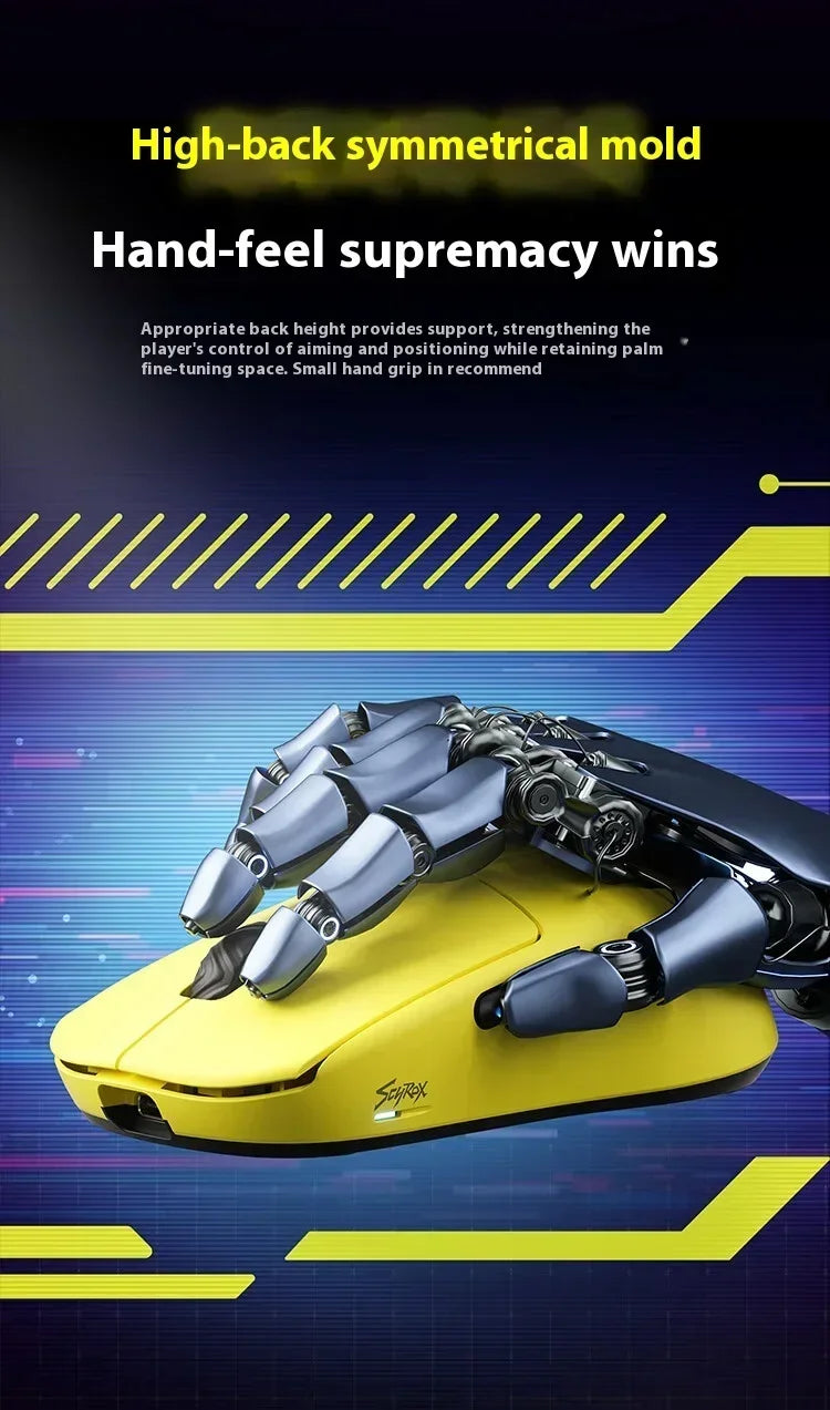 Scyrox V8 Mouse Dual Mode – Gaming 8K Low Latency Ligero y Personalizable para PC