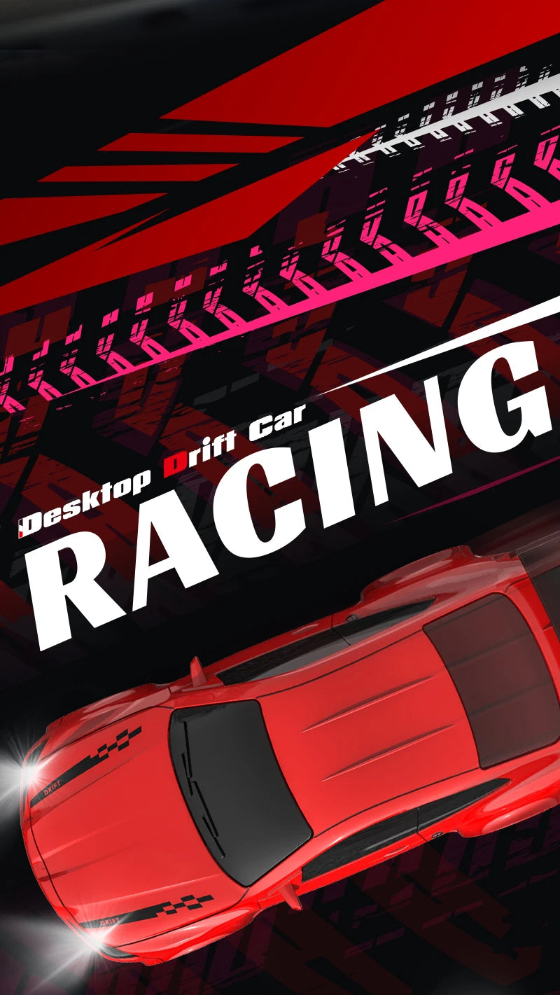 KF20 1:64 Drift RC Car 2025 – Coche RC 4WD de Mesa y Competición para Niños