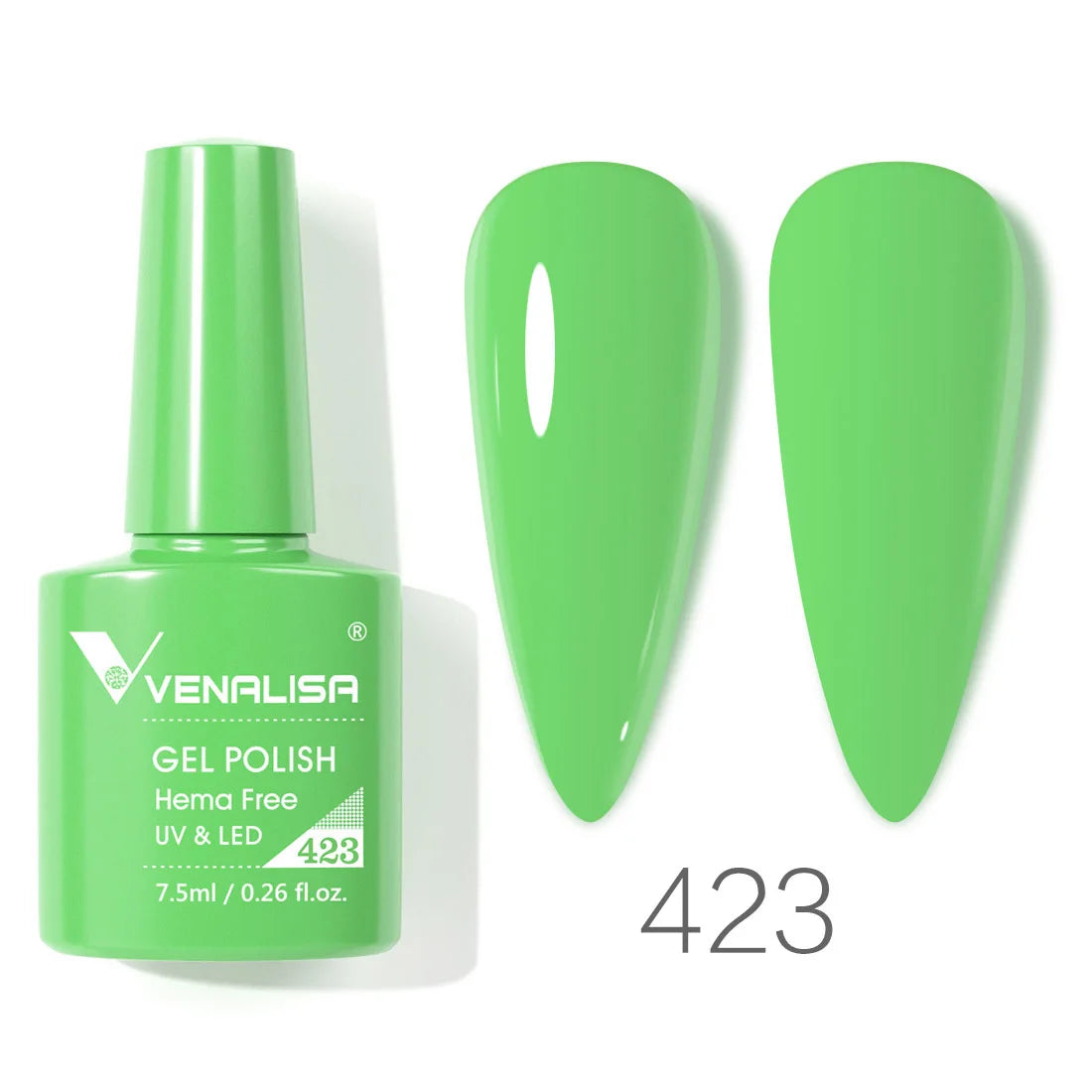 Esmalte de Gel Venalisa Milky White — Cobertura Completa UV/LED