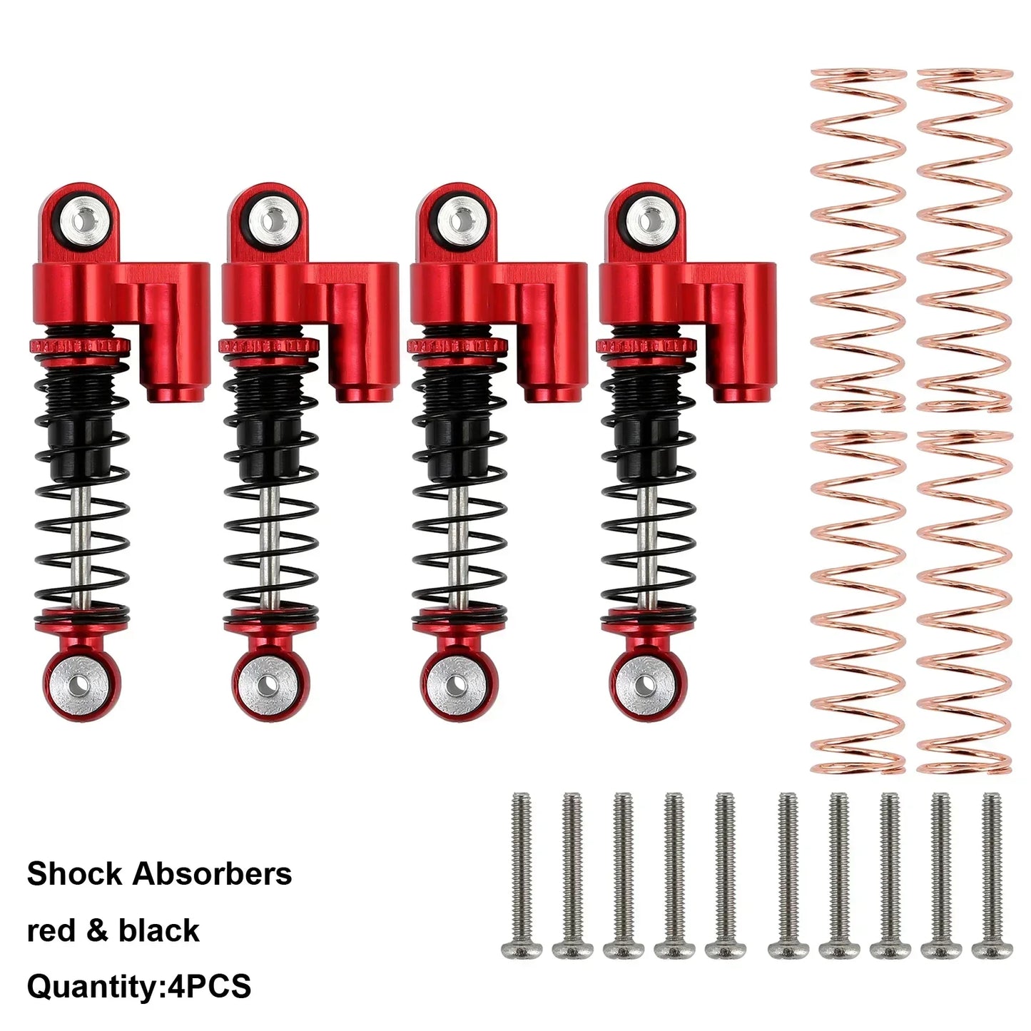 INJORA Piezas de Actualización RC Crawler – Counterweight, Steering Knuckles y Shock Cover para Axial SCX24