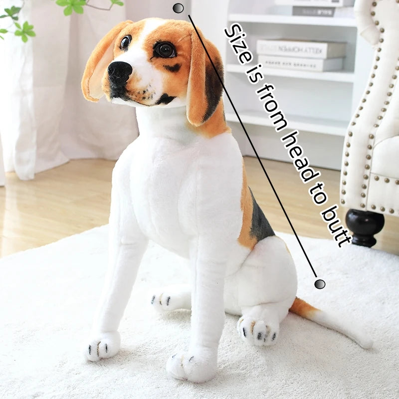 Peluche Realista de Perro Dálmata — Suave Juguete Decorativo y Regalo Infantil
