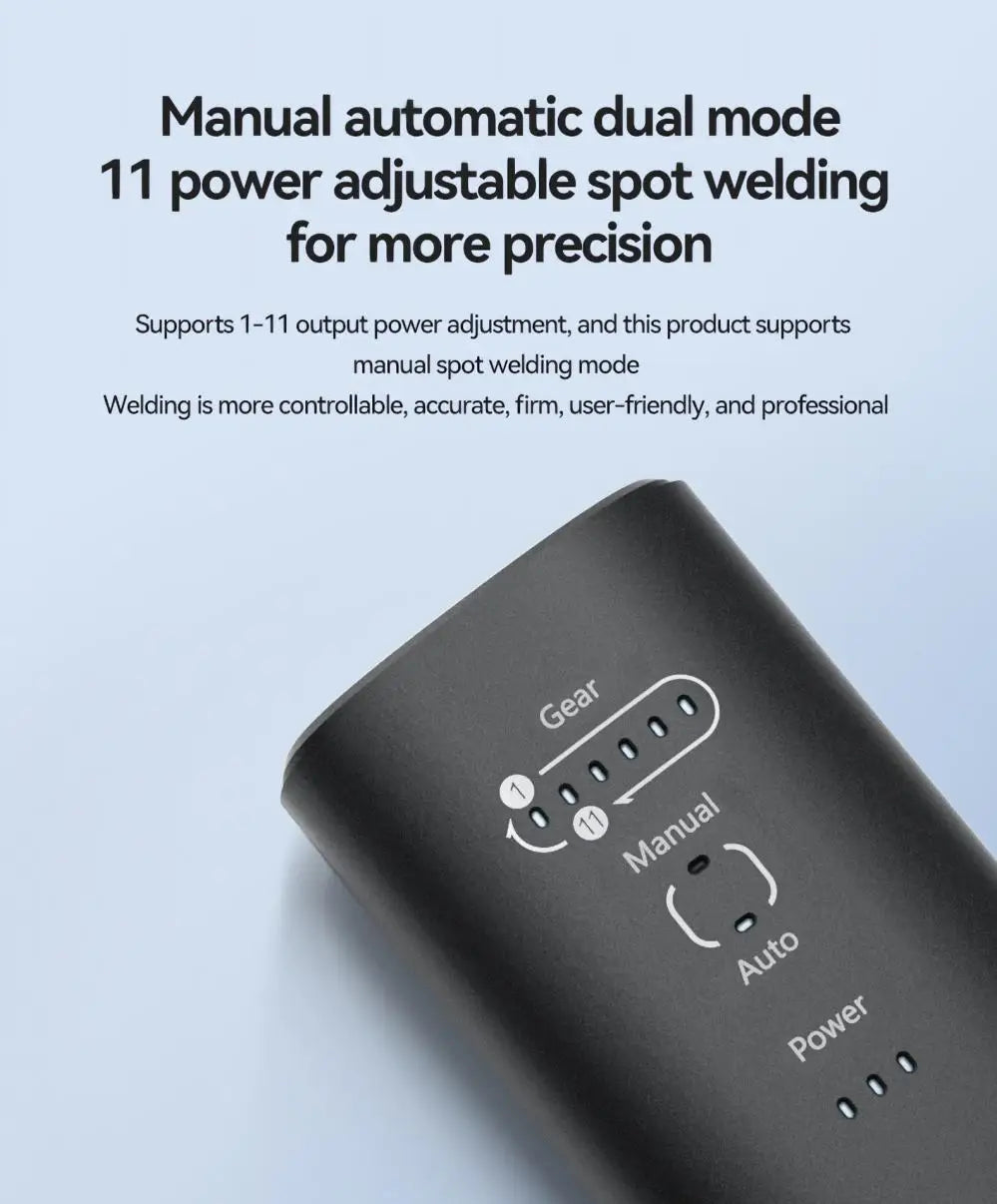 Soldador de Puntos Portátil AWithZ – 90 Niveles Ajustables para Baterías 18650