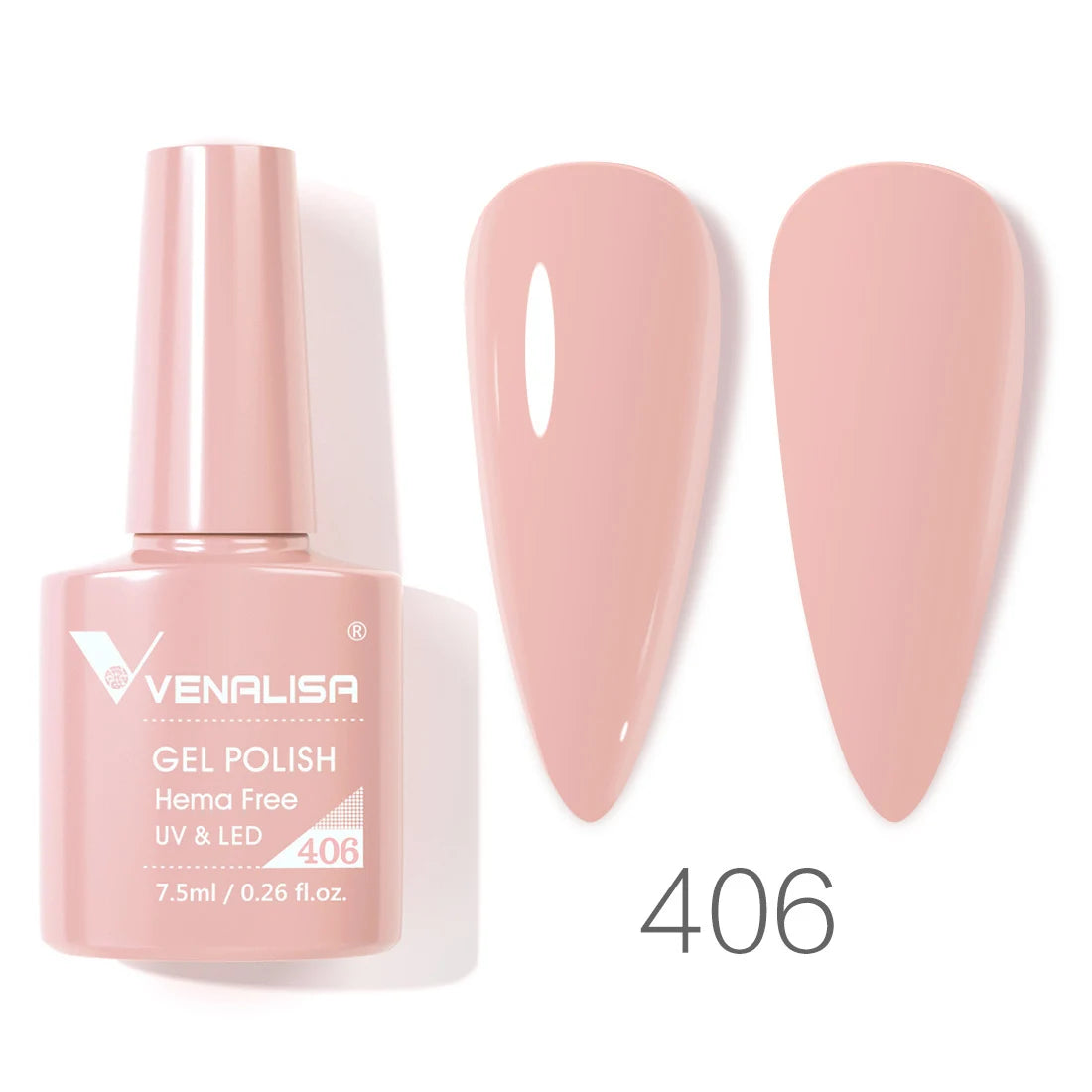 Esmalte de Gel Venalisa Milky White — Cobertura Completa UV/LED