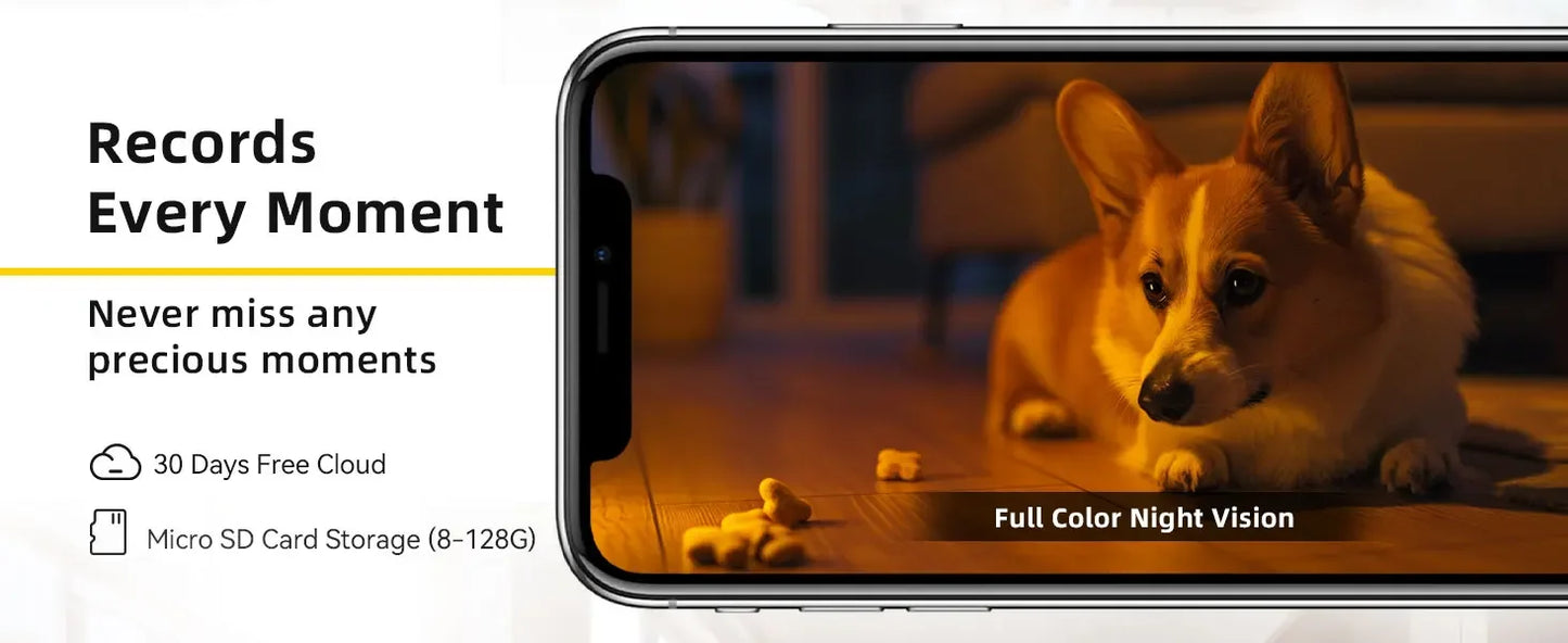 Cámara Inteligente BoyKeep 2K WiFi — Vigilancia Interior con Visión Nocturna y Audio Bidireccional K30