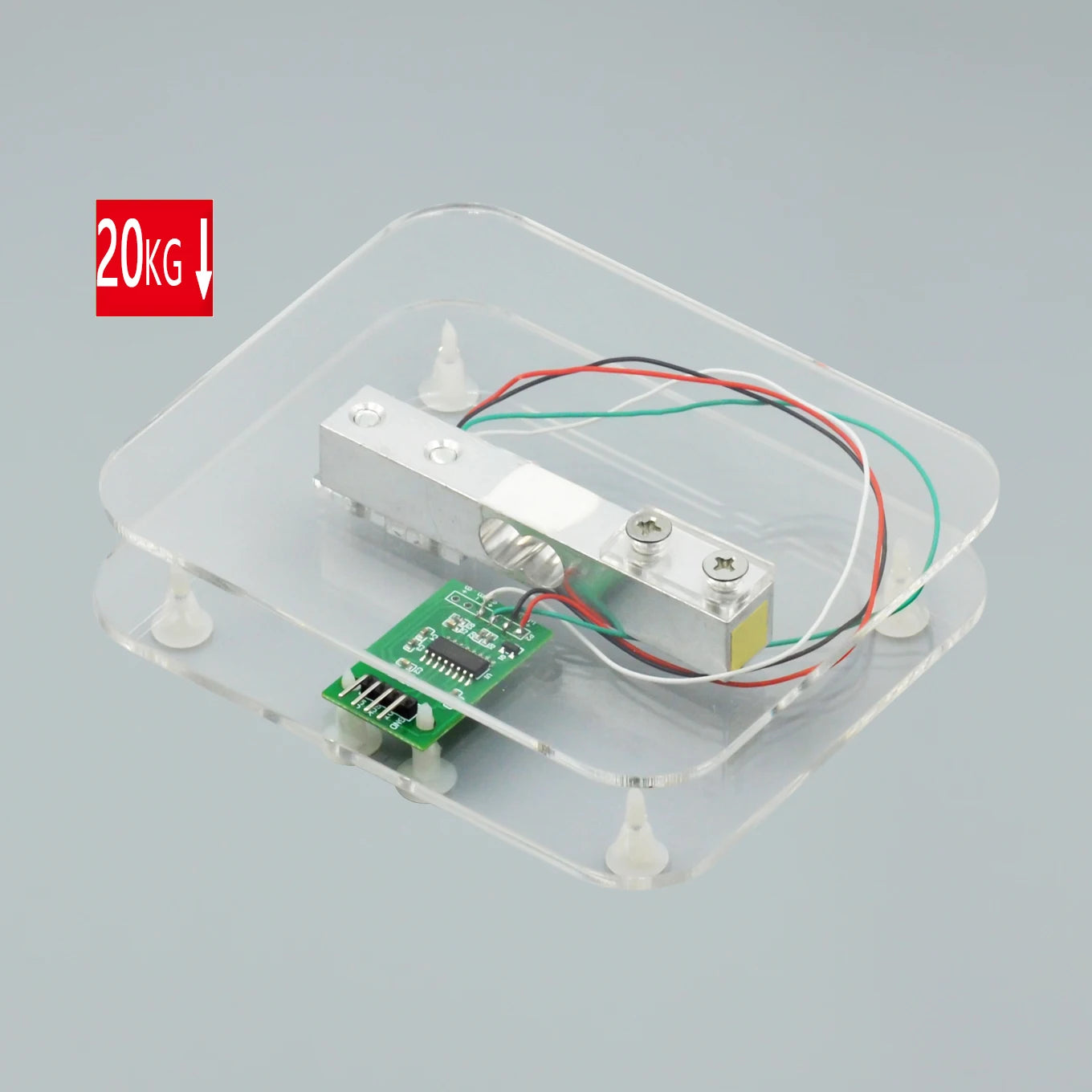 Sensor de Carga Digital HX711 – Célula de Peso 5KG/10KG para Arduino y Escalas Electrónicas