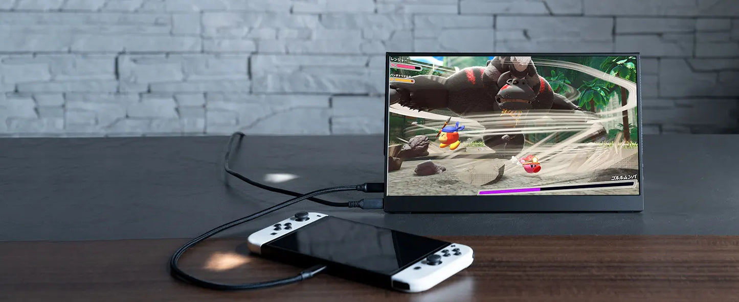 Bimawen 13.3" OLED Portable Monitor – FHD 1080P, 1ms, 10bit, 100% DCI-P3, Adaptive Sync, Game Mode