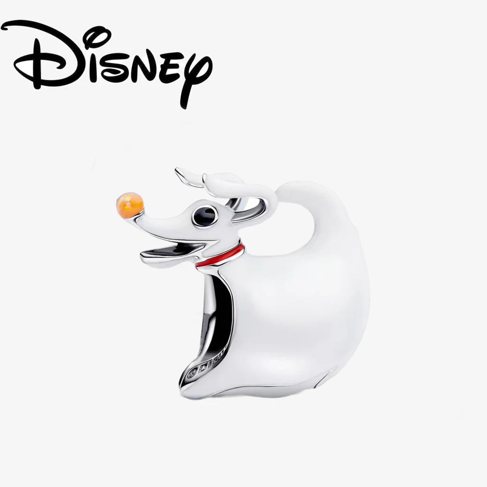 Charm Colgante Disney 925 Plata Esterlina – Dumbo, Pascal, Gato de Cheshire y Alien | Compatible con Pulseras Originales
