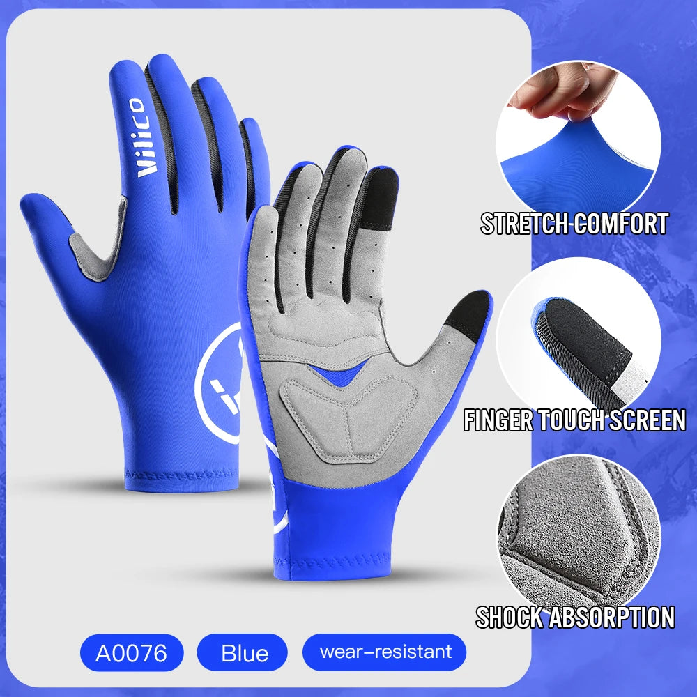 Guantes de Ciclismo con Pantalla Táctil – Dedo Completo
