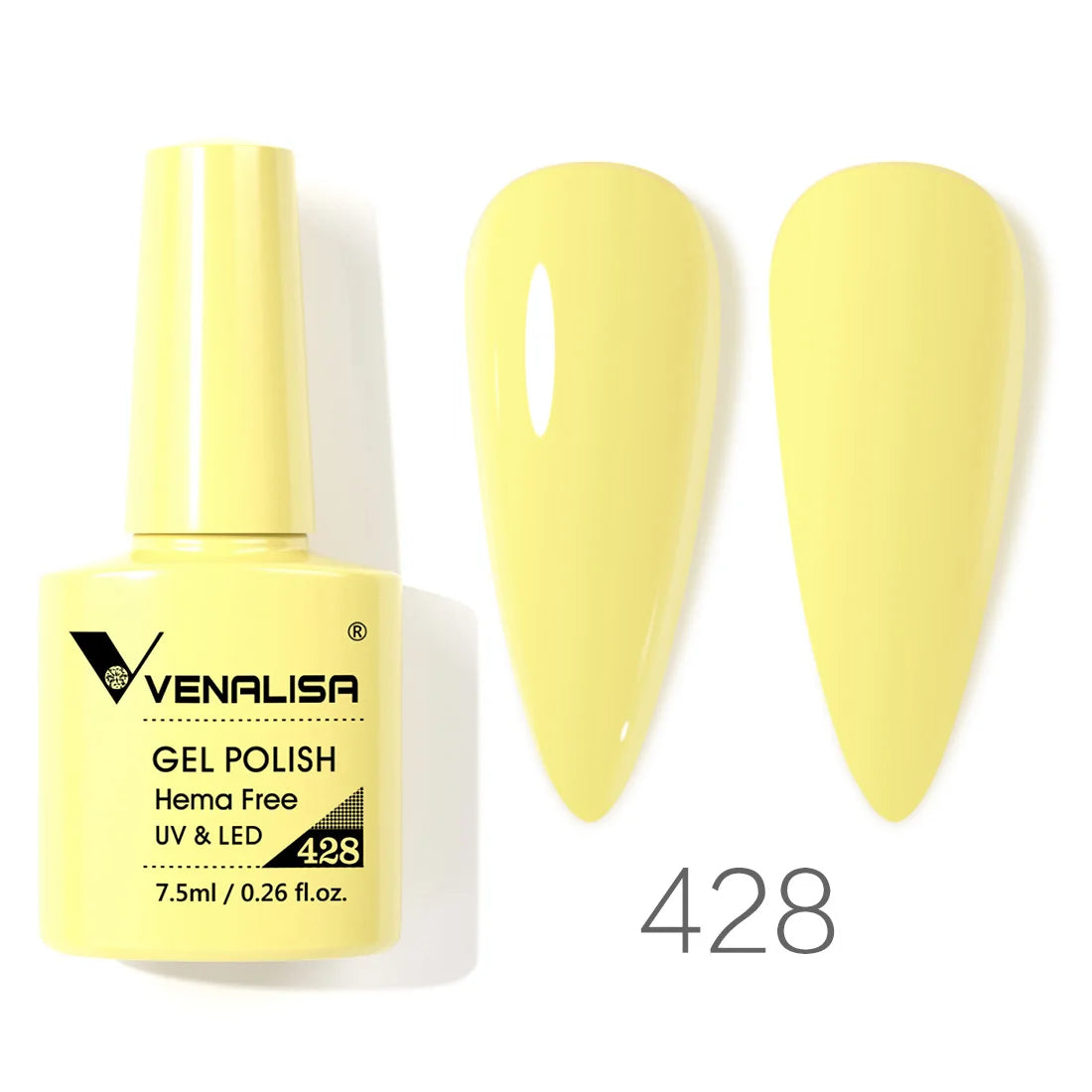 Esmalte de Gel Venalisa Milky White — Cobertura Completa UV/LED