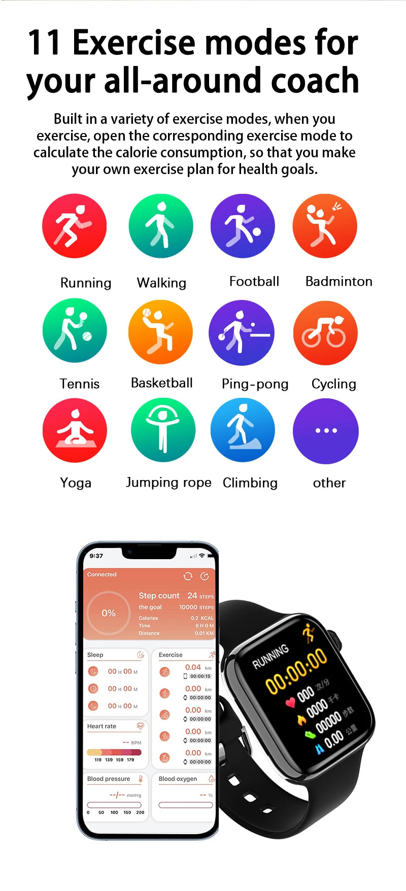 Smartwatch Watch 10 — Reloj Inteligente con GPS, NFC y Llamadas Bluetooth