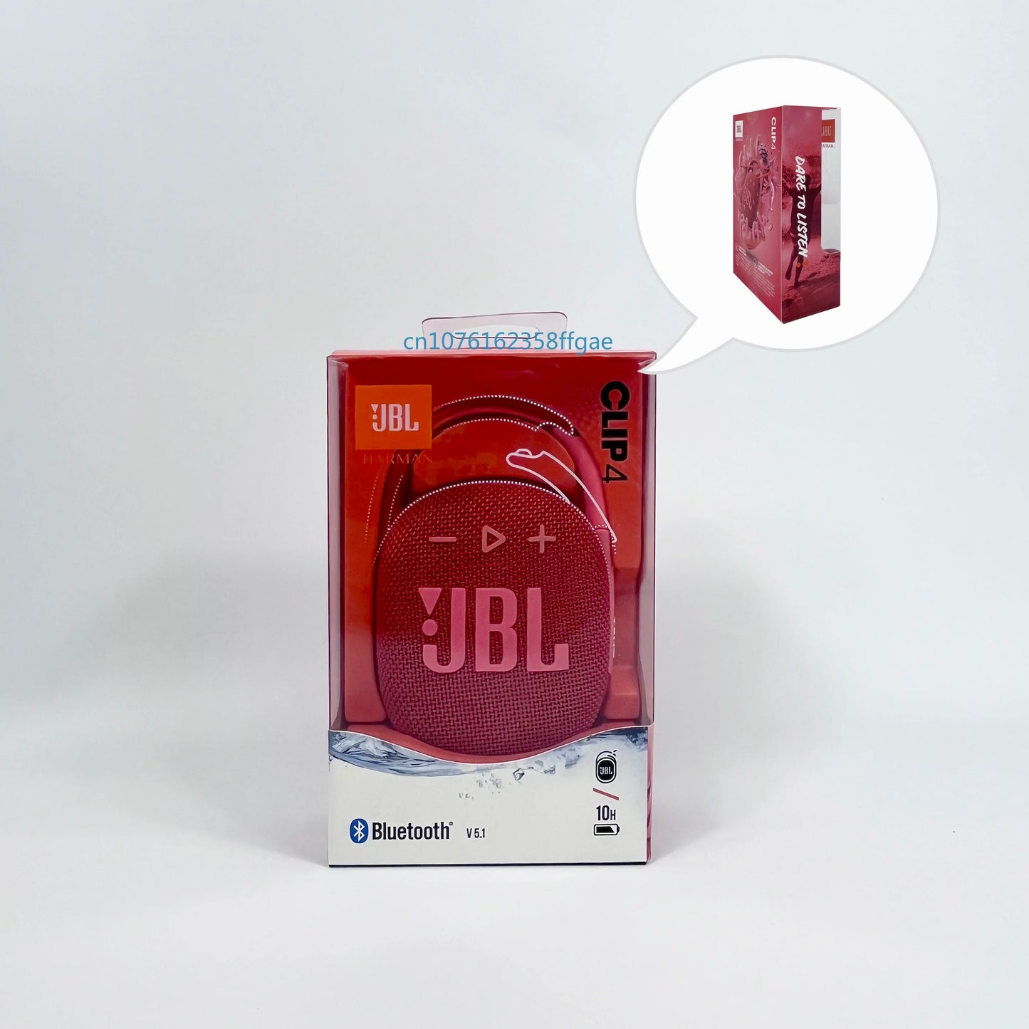Altavoz Bluetooth Portátil JBL Clip 4 Original — Mini Altavoz IP67 Resistente al Agua y Polvo